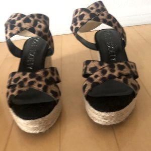 Sole Society Leopard Sandal New